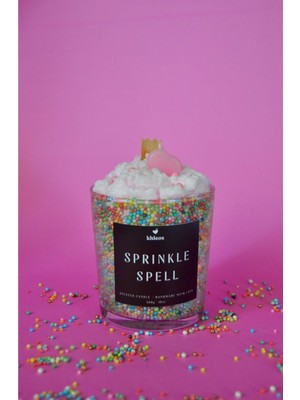 Khleos Sprinkle Spell Exotic Fruitkokulu Vegan Içerikli Soya Wax Mum 300GR