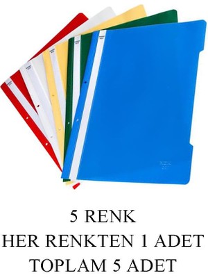 Artlantis 5 Renk Telli Dosya Seti 1 Paket 5 Li Telli Dosya Okul Büro Ofis
