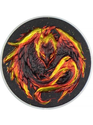 AgaKulche Phoenix 2 Ons 62.20 Gram Gümüş Sikke Coin (999.9)