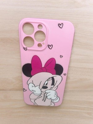 Bu Meydan iPhone 13 Pro Max Mickey Mouse Figürlü Silikon Kılıf