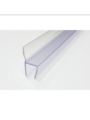 Babawick Şeffaf Cam Balkon Fitili Cam Balkon Contası 8 mm Camlar Için 180 cm 4 Adet h Tipi