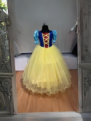 Okay Kız Çocuk Pamuk Prenses ve Rapunzel Kostümü