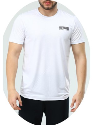 Newforss Nike EF-4226 Erkek Polyester Mesh Battal Beden T-Shirt