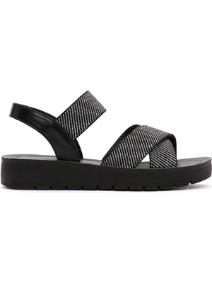 Derimod Kadın Siyah Bilekten Bantlı Sandalet