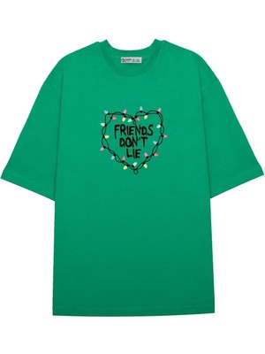 Green Mint  Oversize T-Shirt Stranger Thıngs 2