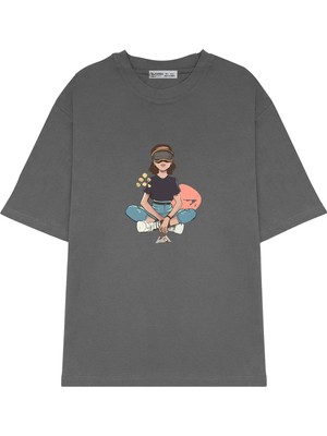 Green Mint  Oversize T-Shirt Stranger Thıngs1