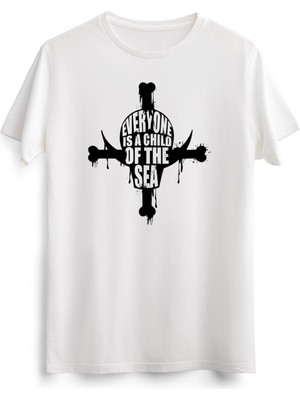 Green Mint Erkek Beyaz One Piece Whitebeard Pirate