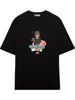 Green Mint  Oversize T-Shirt Stranger Thıngs1