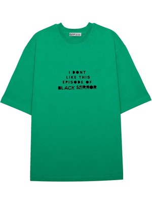 Green Mint  Oversize T-Shirt Black Mirror-Episode