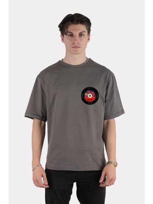 Green Mint Guns N' Roses Oversize Erkek T-Shirt