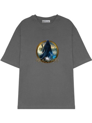 Green Mint  Oversize T-Shirt Hogwarts_legacy