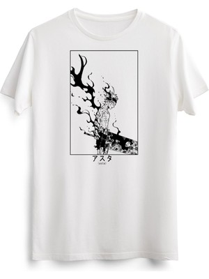 Green Mint Erkek Beyaz Asta Black Clover Shirt