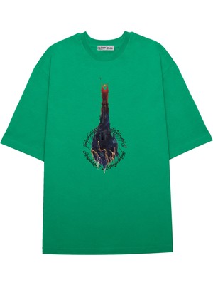 Green Mint  Oversize T-Shirt Yüzüklerin Efendisi