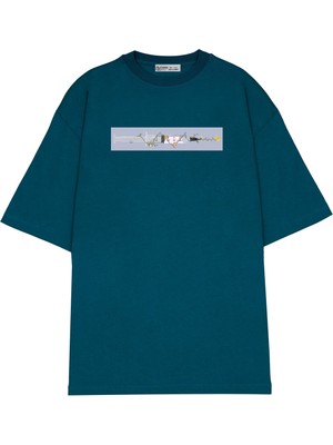 Green Mint  Oversize T-Shirt Enjektör Hemşire