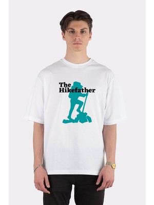 Green Mint  Beyaz Oversize T-Shirt The Hikefather