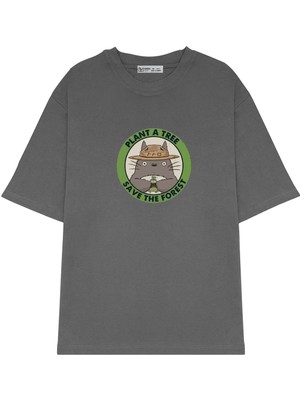 Green Mint  Oversize T-Shirt My Neighbor Totoro 2