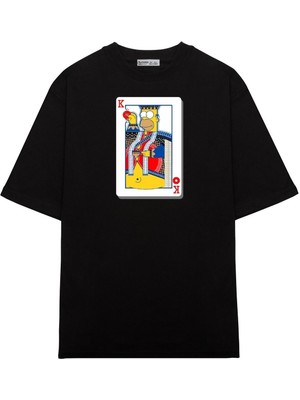 Green Mint  Oversize T-Shirt The Sımpsons