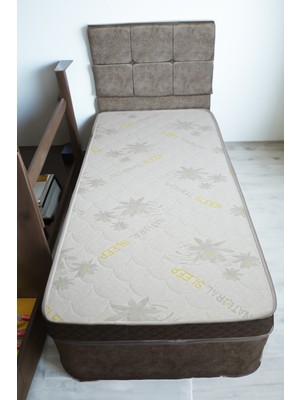 Bedart 20 cm Tek Kişilik Yaylı Baza Yatağı, Unisex Full Ortopedik Yataklar, Lux Çocuk Baza Yatak