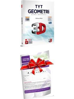 3D Yayınları 2024 TYT Geometri Soru Bankası - TYT Türkiye Geneli Deneme