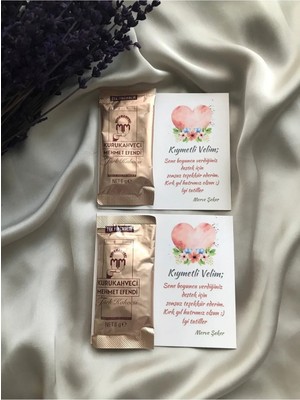 Emtory Home 20 Adet Türk Kahvesi - Kişiye Özel Yazı - Okul Hediyesi - Veli Hediyesi - Iyi Tatiller Hediyesi