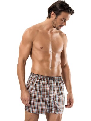 Erdem Erkek Poplin Desenli Boxer 1440 - 3 Adet