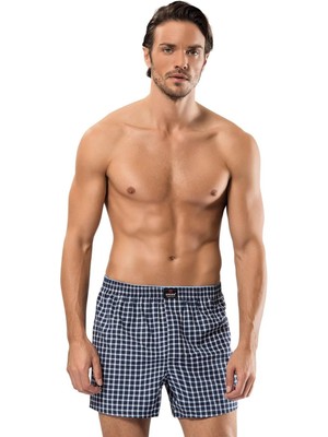 Erdem Erkek Poplin Desenli Boxer 1440 - 3 Adet