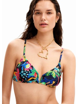 Desigual Siyah Kadın Bikini Üst 24SWMK10