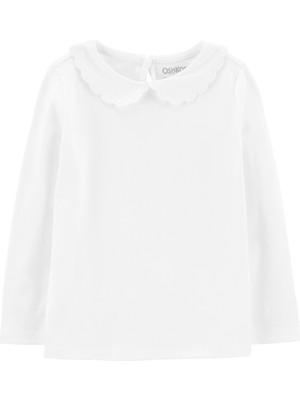 Küçük Kız Çocuk Tshirt Beyaz