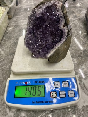 Mañana Atelier Natural Stone Collection - Ametist Ham Doğaltaş Retro Taşı ( No Bad Vibes )