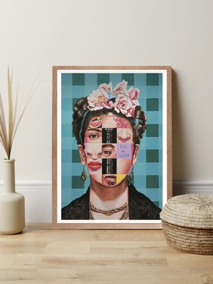 Decotorium Ahşap Çerçeveli Tablo Celebrıty Collage Serisi Mdf Tablo CEL/001