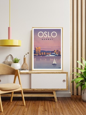 Decotorium Ahşap Çerçeveli Tablo World Cıtıes Serisi Mdf Tablo CTY/004