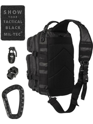 Mil-Tec Miltec One Strap Assault Lg Tactıcal Black Çanta