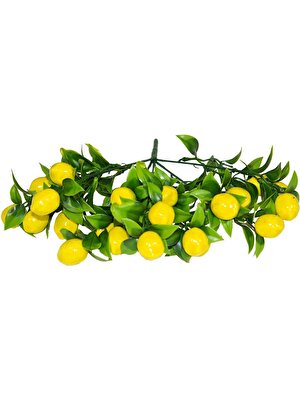 Güleç Yapay Çiçek Limon Demeti Yapay Bitki 30 cm