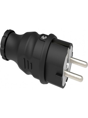 Bemis Düz Fiş Monofaze Kauçuk IP44 Bem BK1-1402-2011