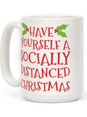 Bexdore Kendinize Sosyal Mesafeli Bir Noel Kupa Bardağı Sahip Olun Ingilizce Kupa