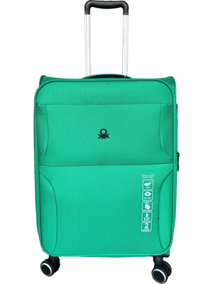 Benetton Trolley 60 cm Yeşil Valiz