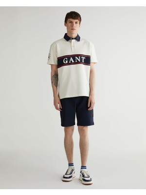 Gant Erkek Lacivert Regular Fit Logolu Şort 2724129T.433