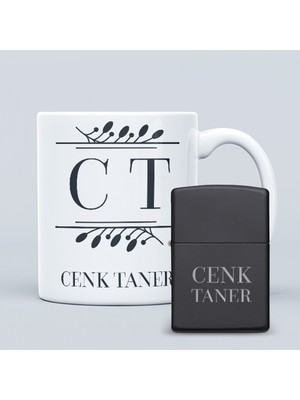 Akka Gift Kişiye Özel Özel Kupa Bardak, Isimli Zippo Çakmak