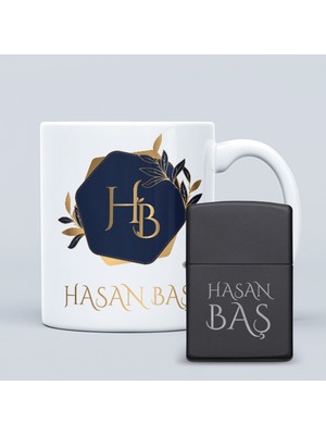 Akka Gift Kişiye Özel Özel Kupa Bardak, Isimli Zippo Çakmak