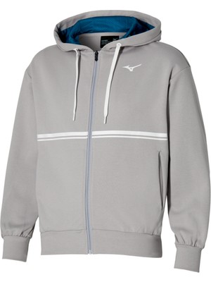 Mizuno Athletics Sweat Jacket Erkek Sweatshirt Gri