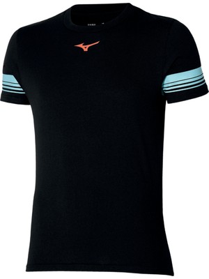 Mizuno Athletics Erkek Tişört Siyah