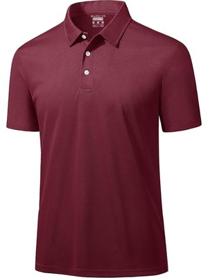 Ghassy Co. Erkek Golf Dry Fit Classic Tenis Casual Polo Yaka T-Shirt