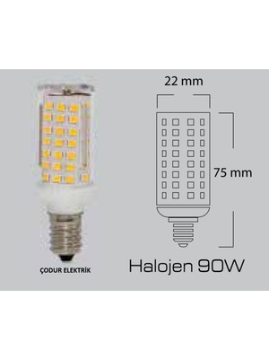 Osaka Light 12WATT E14 Duylu 6500 Kelvın Beyaz Işık 970LÜMEN A Enerji LED Ampul (12 Watt=90 Watt)