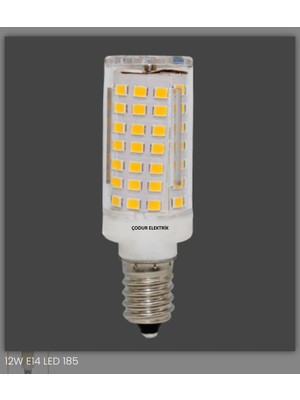 Osaka Light 12WATT E14 Duylu 6500 Kelvın Beyaz Işık 970LÜMEN A Enerji LED Ampul (12 Watt=90 Watt)