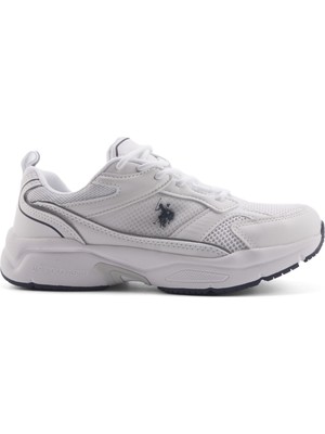 U.S. Polo Assn. Krez gr 4fx Beyaz Erkek Çocuk Spor Ayakkabı
