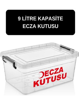 Deembro 2 Adet 14 Lt 9 Lt Ecza Kutusu Ecza Dolabı Çantası Ilaç Kutusu Ilaç Saklama Kabı Kutusu Ilaç Dolabı Yeni Ürün