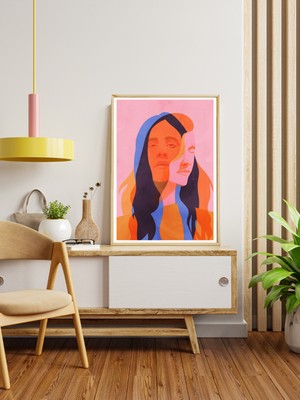 Ahşap Çerçeveli Tablo Survia Serisi Mdf Tablo SUR/005