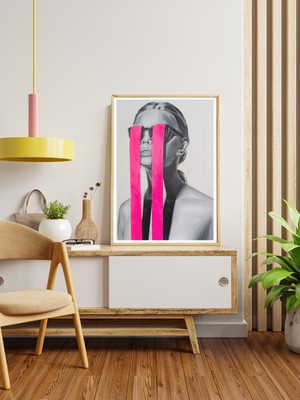 Decotorium Ahşap Çerçeveli Tablo Flow & Form Serisi Mdf Tablo FLO/003