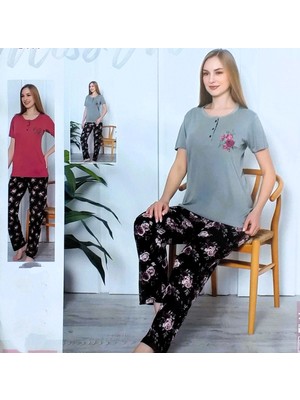 Miss Melina Bambu Kısa Kol Kadın Pijama Takımı