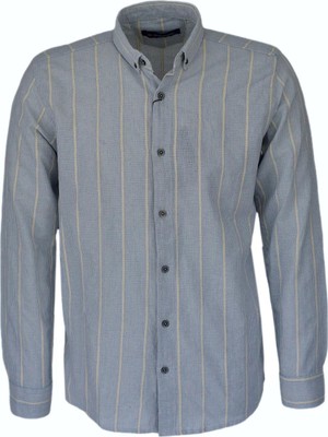 Dynamo Erkek Pamuklu Yazlık Uzun Kol Gömlek 9628 BGL-ST03738